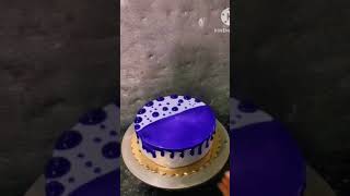 simple blueberry cake decorations ideas/सिम्पल ब्लूबेरी केक डेकोरेशन आइडिया #shorts #cake#making