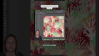 Easy Coral Watercolor Pattern Tutorial using the Adobe Capture Plugin & Multicolor Photoshop Brushes