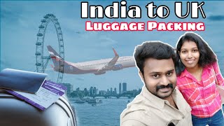 India to UK Packing Essentials | UK Student Vlog with Baby | Tamil