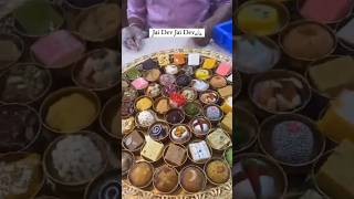 56 Bhog Thaali 😱| Ganesh chaturthi special 🙏🏼 Ganpati Bappa morya Mangal Murti morya 🙏#shorts