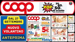 Volantino Coop Napoli dal 27 settembre al 6 ottobre 🛒 Sconti 50% grandi marche! 🟩⬜️🟥 #anteprima