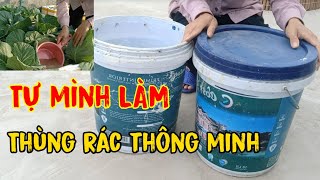 #36 Tôi tự mình làm thùng ủ rác thông minh - I made my own smart compost bin