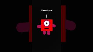 New style of 1 from numberblocks