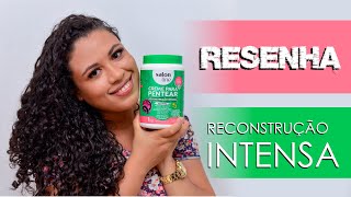 RESENHA RECONSTRUÇÃO INTENSA SALON LINE | CREME PARA PENTEAR 1 KG | Controla o frizz? Hidrata o fio?