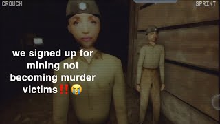 roblox murder mine funny moments | ducks_152