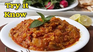 The most delicious dinner or lunch with eggplant | Easy Persian food