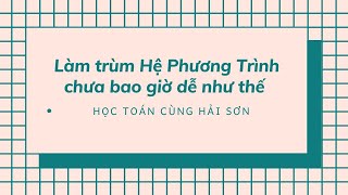 (Phương Trình Vi Phân) Bài 7: Hệ Phương Trình Vi Phân Tuyến Tính Thuần Nhất Hệ Số Hằng