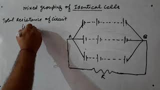 Mixed grouping of identical cells