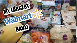 WALMART GROCERY HAUL // MY LARGEST WALMART HAUL // Mama Approved