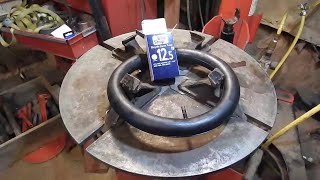 Can you seat a stubborn tire bead with a childs bicycle inner tube. Let's find out.