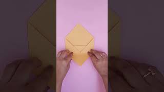 How to make beautiful paper easy envelope #shorts#papercraft#envelope#beautiful#viral#trending#diy