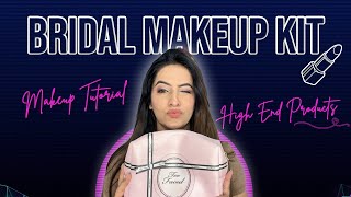 BRIDAL MAKEUP KIT | Makeup Tutorial & Products List | Hindi