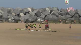 DONOSTIA-SAN SEBASTIAN |  🏄‍♂️ 🏄‍♀️  Surf Zurriola Beach - EUSKADI SURF TV