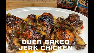 JERK CHICKEN OVEN STYLE & JAMAICAN RICE | QUICK & EASY DELICIOUSNESS