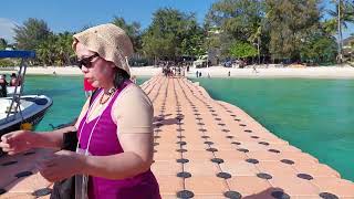 Floating dock in Boracay