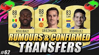 FIFA 21 | CONFIRMED TRANSFERS & RUMOURS #62 | SUMMER 2020 | w/ Griezmann, Koulibaly & Rodriguez