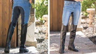 Thigh high boots for men.|Long boots