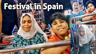 Festival in Barcelona| Spain| 🇪🇸| Vlog| DIYA AND BRO.