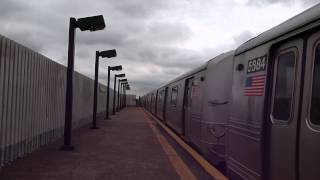 R46 A train coming into 88 Street