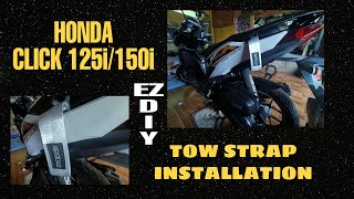 How to Install Tow Strap (sparco) for Click 125i/150i all versions.