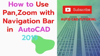 How to use Navigation Bar in Auto CAD | Auto CAD Bascis।Auto CAD#14