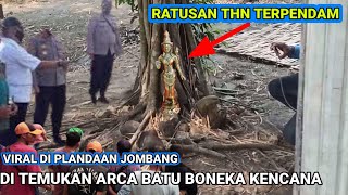 KEJADIAN VIRAL❗ seperti batu biasa,ternyata batu arca boneka kencana terpendam ratusan tahun.