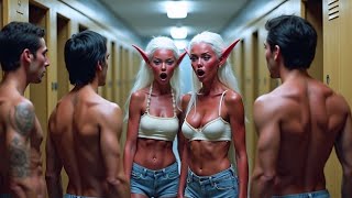 Alien Girls Accidentally Walked Into the Human Men's Locker Room and were Stunned by What They Saw!