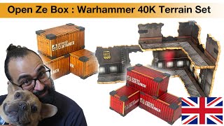 🇬🇧 Open Ze Box : WARHAMMER 40K TERRAIN SET ( My Scenery / Grand Tournament  - WTC 2022 FORMAT )