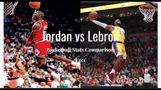 Jordan vs Lebron | Basketball Stats Comparison | Ep:1