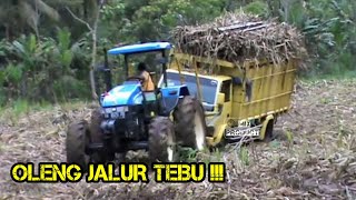 ALSI GOYANG ! Truk tebu jalur mletre oleng