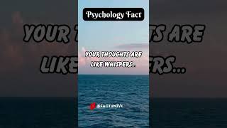 Whispers of Reality: Unveiling the Power of Thoughts 🤔🌟 | Psychology Fact #Shorts #PsychologyFact