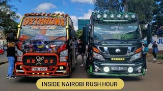 HOW NIGHT RUSH HOUR LOOKS AT NGANYA STAGE TO~GITHURAI 44/45,KIAMBU,EMBAKASI,RONGI,BURU CITY TOUR {1}