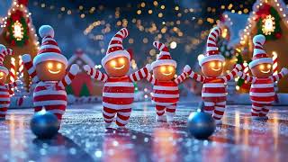 Magical Christmas Dance: Adorable Characters in a Sparkling Wonderland