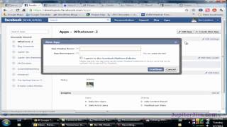 WordPress Tutorial: Create a Facebook App or Application to get