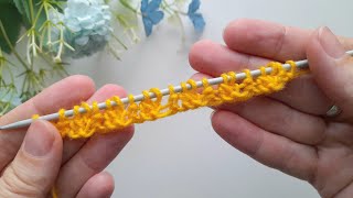 PERFECT ❤️ Unique Knitting Stitch! Easy and Beautiful Knitting Pattern