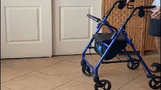 Medline Aluminum Rollator Walker, Many Nice Features to Like! Well Made and Design!