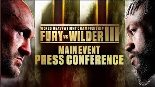 Tyson Fury vs Deontay Wilder Final Press Conference Live #FuryWilder3