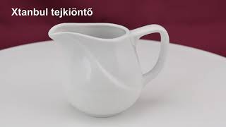 X-TANBUL Tejkiöntő 0,15 L, fehér porcelán