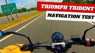 Triumph Trident Navigation Module Pt 1 - On The Highway