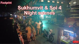 Sukhumvit road | Soi 4 | wild night scenes 2023 | Bangkok | Thailand🇹🇭