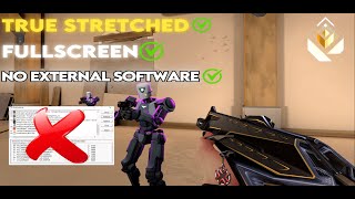 ✅Valorant [ TRUE STRETCHED ] 2024 | Boost FPS & Visibility #valorantstretch #valorant #gamingchannel