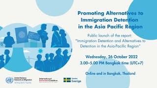 Promoting Alternatives to Immigration Detention in the Asia Pacific Region