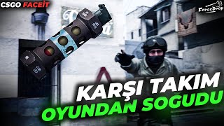 KARŞI TAKIM OYUNDAN SOĞUDU - CS:GO FACEİT-GLOBAL REKABETÇİ