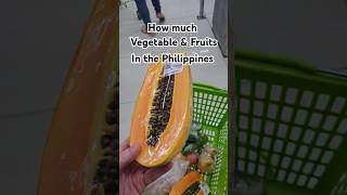 How much Vegetables & Fruits in the Philippines? #angelescity #travelvlog