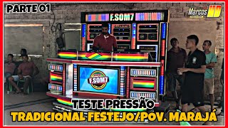 TRADICIONAL FESTEJO DO POVOADO MARAJÁ - RADIOLA MEGA F.SOM 7 !!! PARTE 01