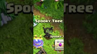 clash of clans spooky tree #clashofclans