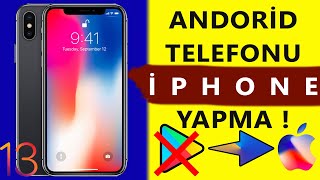 ANDROİD TELEFONU İOS YAPMA ! (Telefona İphone Teması Kurma - Android Nasıl İphone Yapılır)