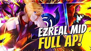 EZREAL MID FULL AP É MUITO ROUBADO! A PARTIDA DO MESTRE! LOL WILD RIFT