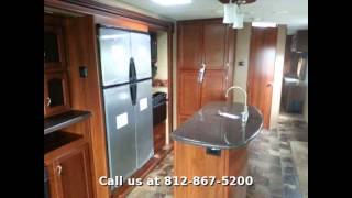 2015 Prime Time Lacrosse 324RST, Travel Trailer Rear Living Room, in Evansville, IN