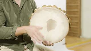 Sergio Pizza plays Olivewood Tamburello NACHIRU by Biagio Panico